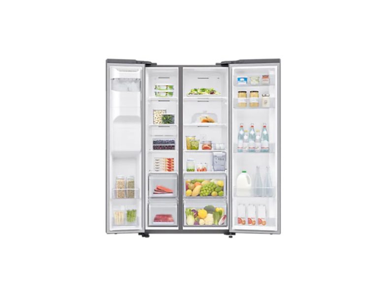 SAMSUNG REFRIGERATOR RS74R5101SL/TL676L Side by Side with SpaceMax